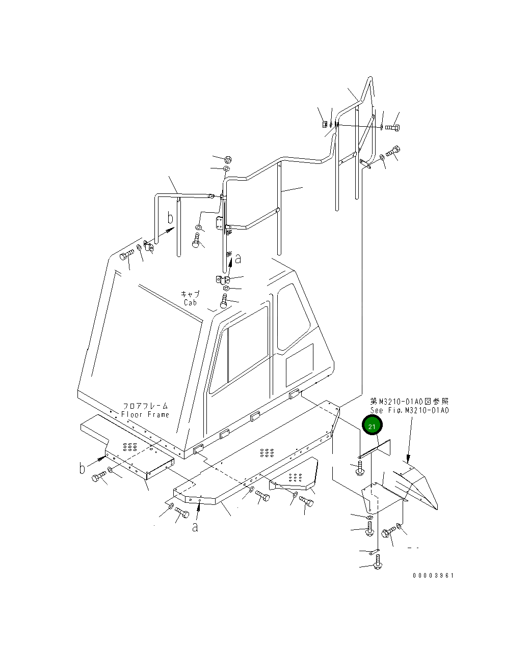 Кронштейн 569-54-81561 Komatsu