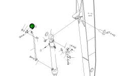 Кронштейн KV-C222-3191 Komatsu