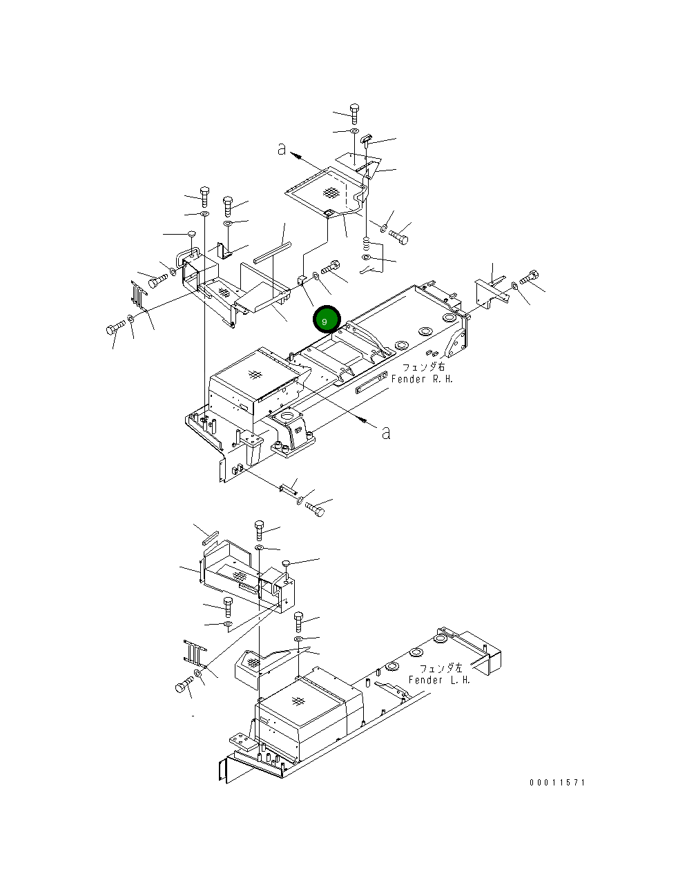 Кронштейн 198-54-75251 Komatsu