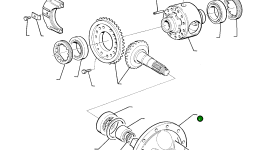 Опора MI3202673 Komatsu