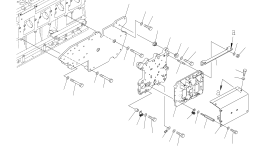 Кронштейн 6252-21-6110 Komatsu