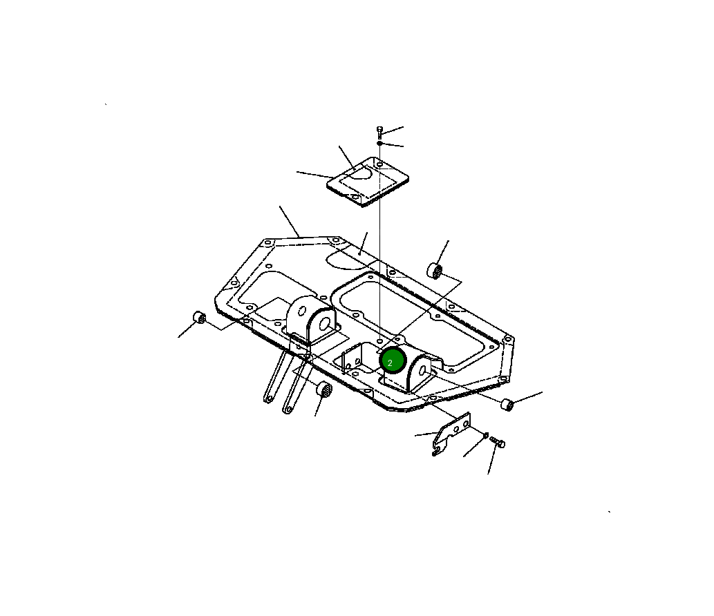 Лист 124-43-62360 Komatsu