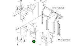 Лист 22U-54-85310 Komatsu