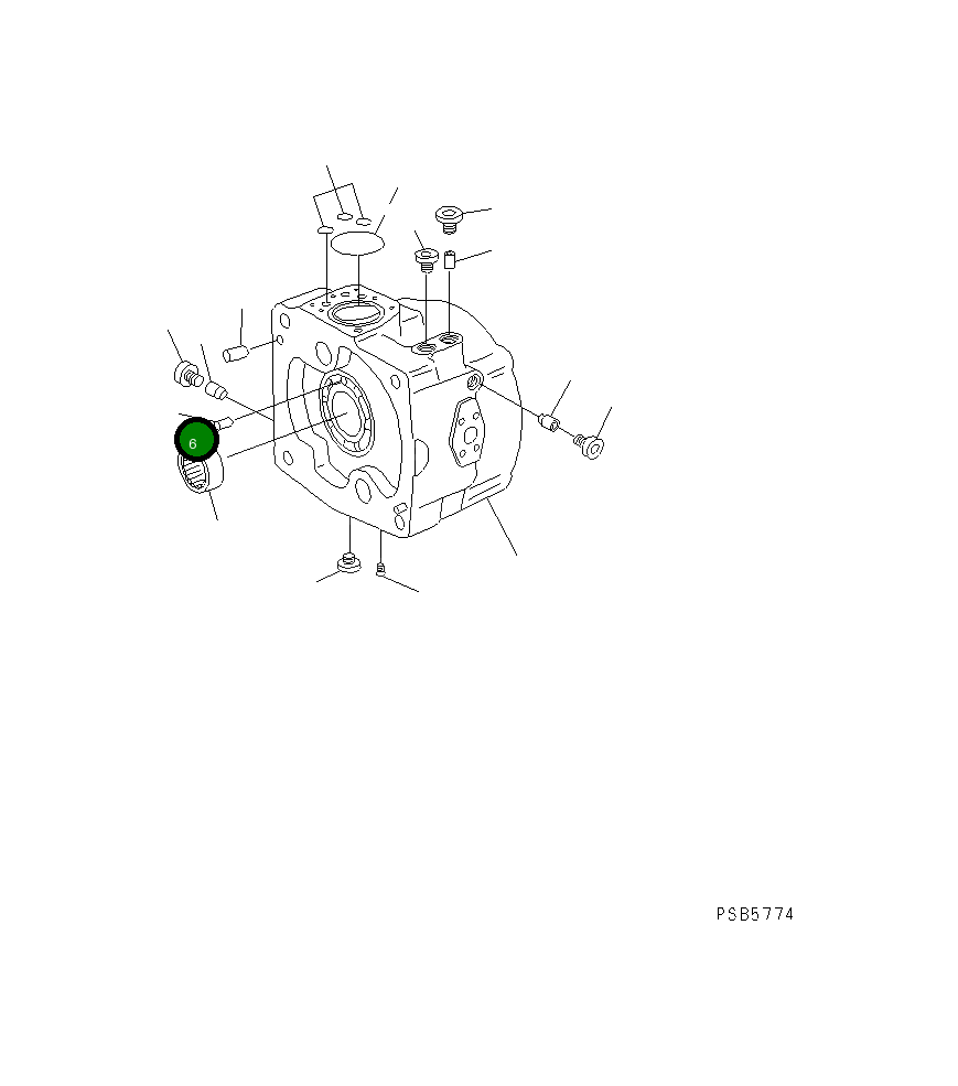 Палец 21P-60-K3560 Komatsu