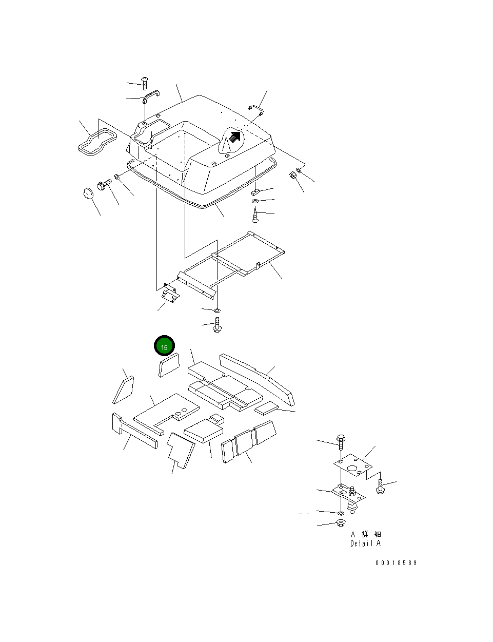Лист 363-54-37550 Komatsu