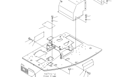 Кронштейн 22U-54-13352 Komatsu