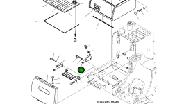 Кронштейн 2A5-54-11371 Komatsu