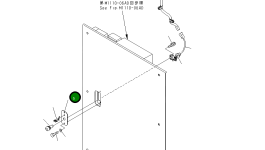 Кронштейн 21T-06-32990 Komatsu