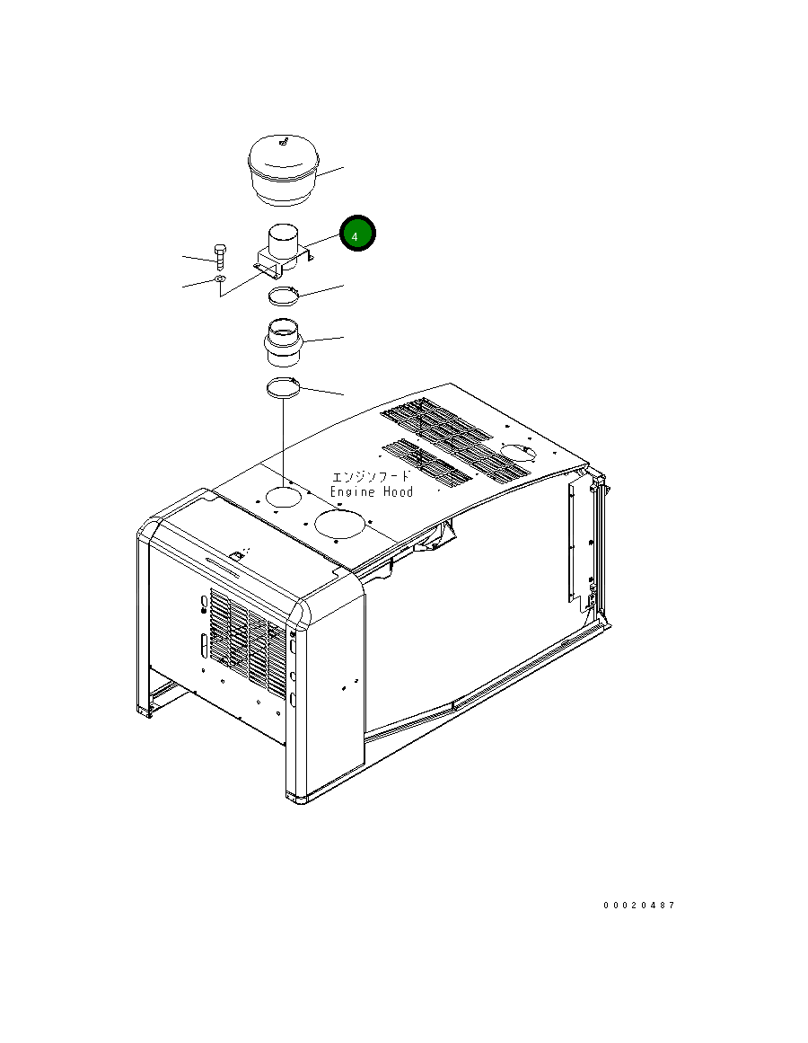 Кронштейн 417-U12-3110 Komatsu