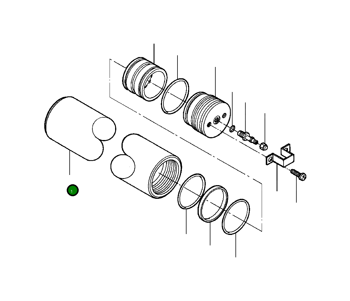Корпус 1286 931 H1 Komatsu