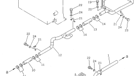 Трубка 262-60-25420 Komatsu