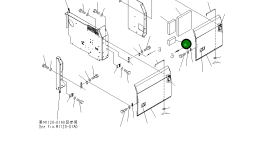 Лист 20K-54-21280 Komatsu
