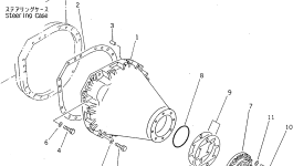 Корпус 10F-B74-3111 Komatsu