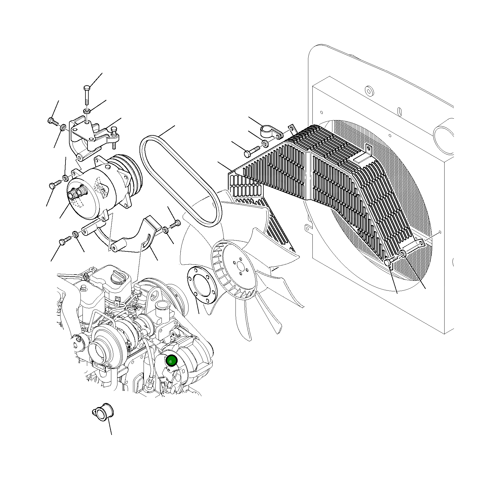 Кронштейн 395-01-11320 Komatsu