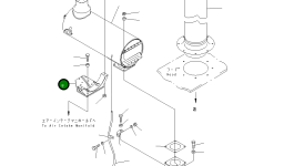 Кронштейн 6212-12-5850 Komatsu