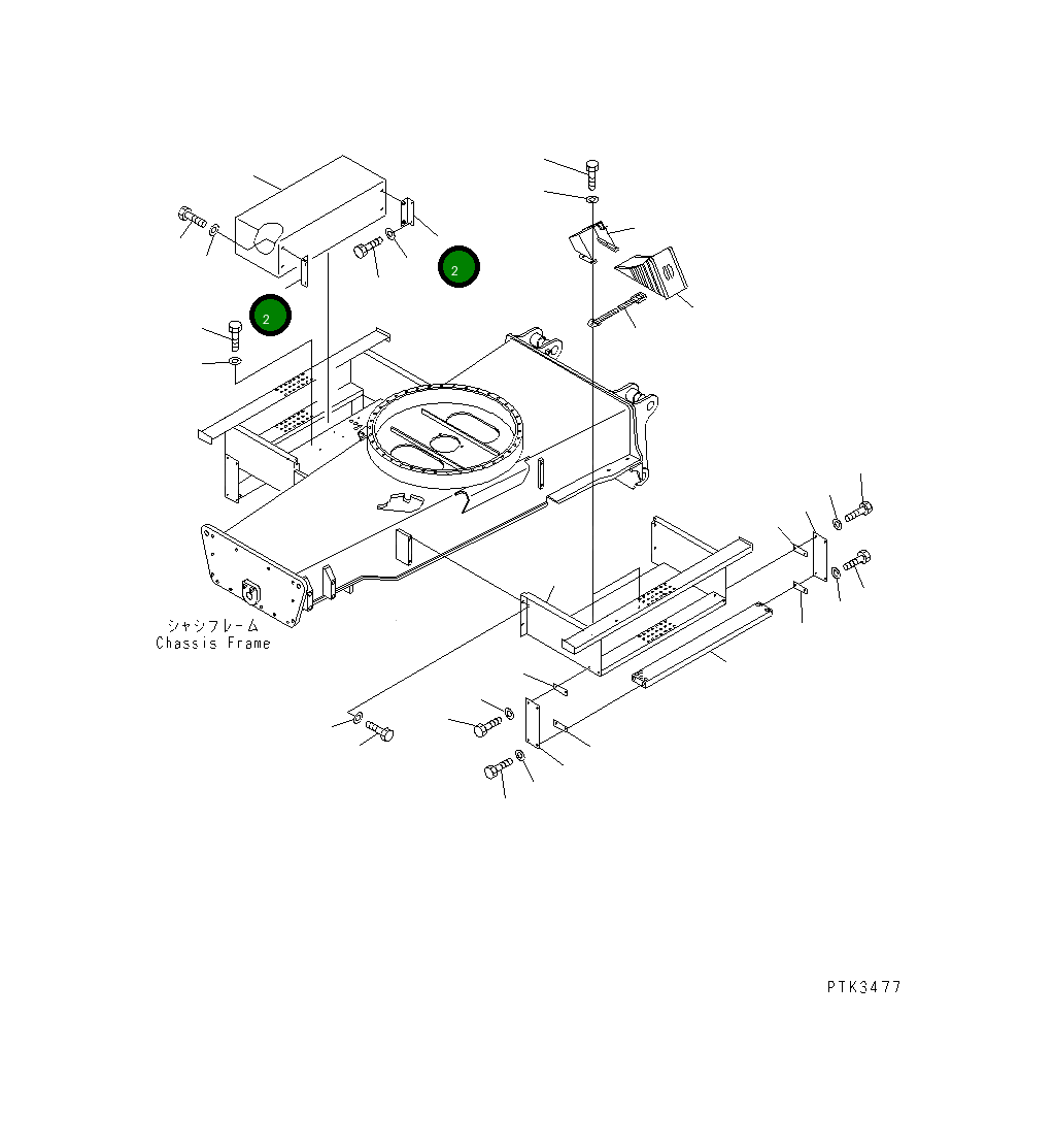 Кронштейн 20E-54-K2430 Komatsu