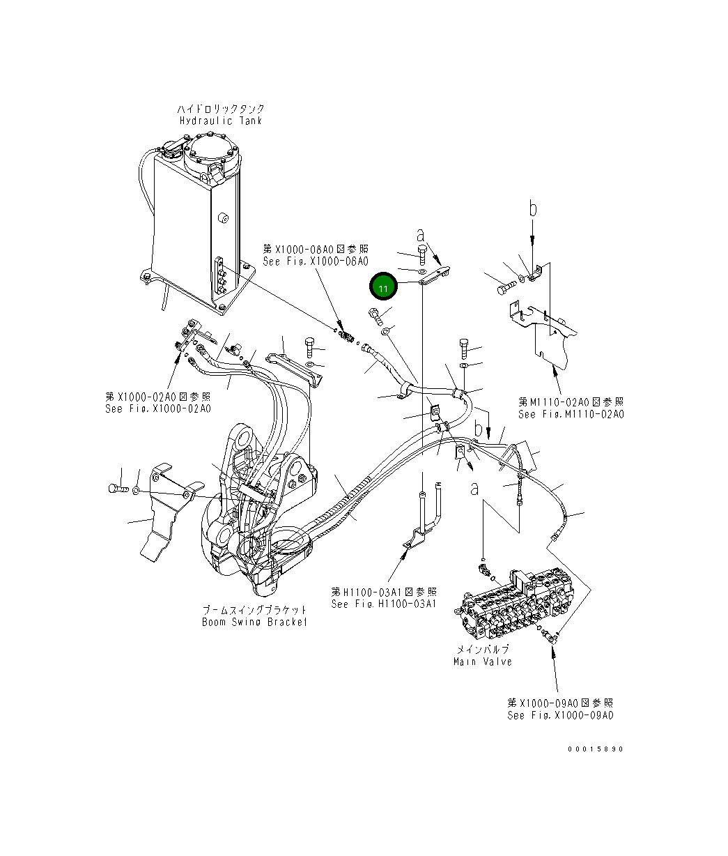 Кронштейн 22M-62-22690 Komatsu