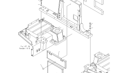 Кронштейн 198-54-77890 Komatsu