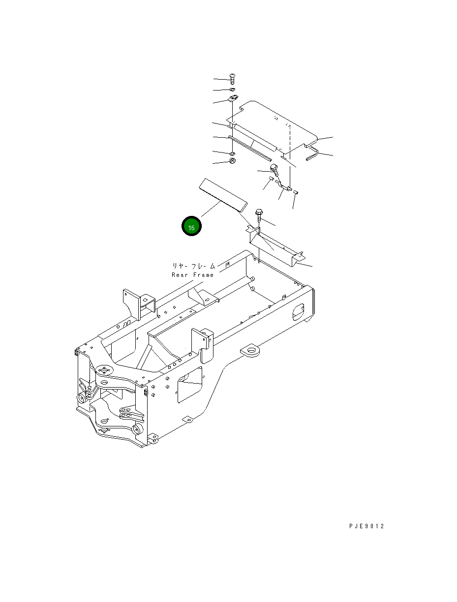 Лист 417-Z97-2640 Komatsu