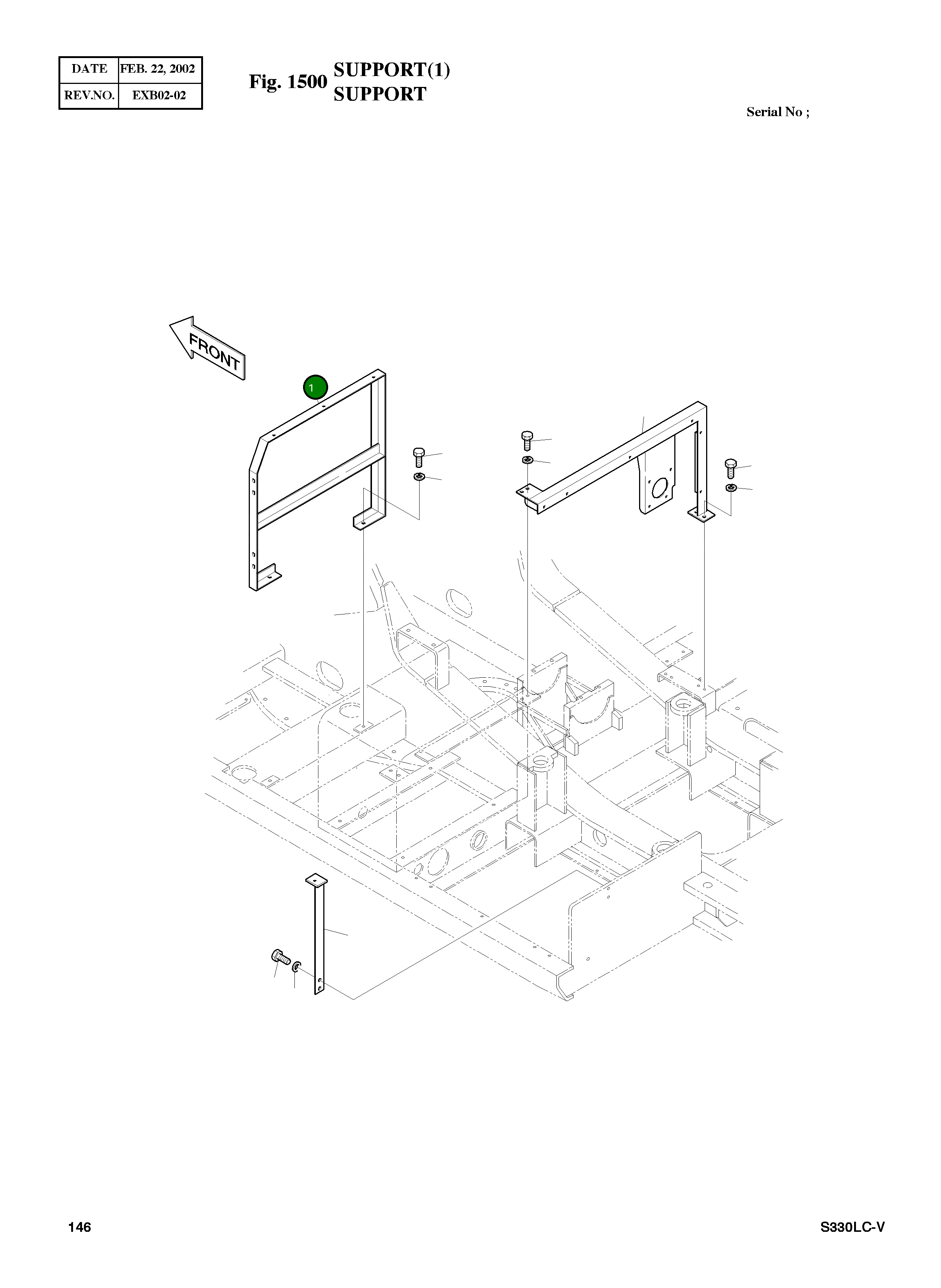 Опора 2197-2000B Komatsu