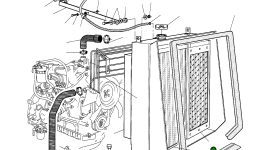 Масляный радиатор 875001095 Komatsu