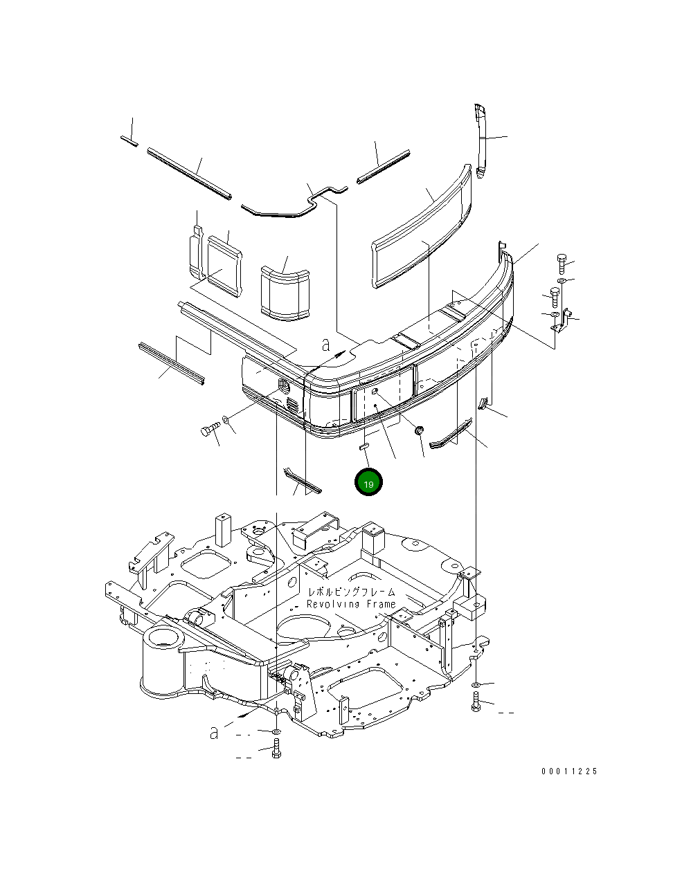 Лист 22M-54-21750 Komatsu