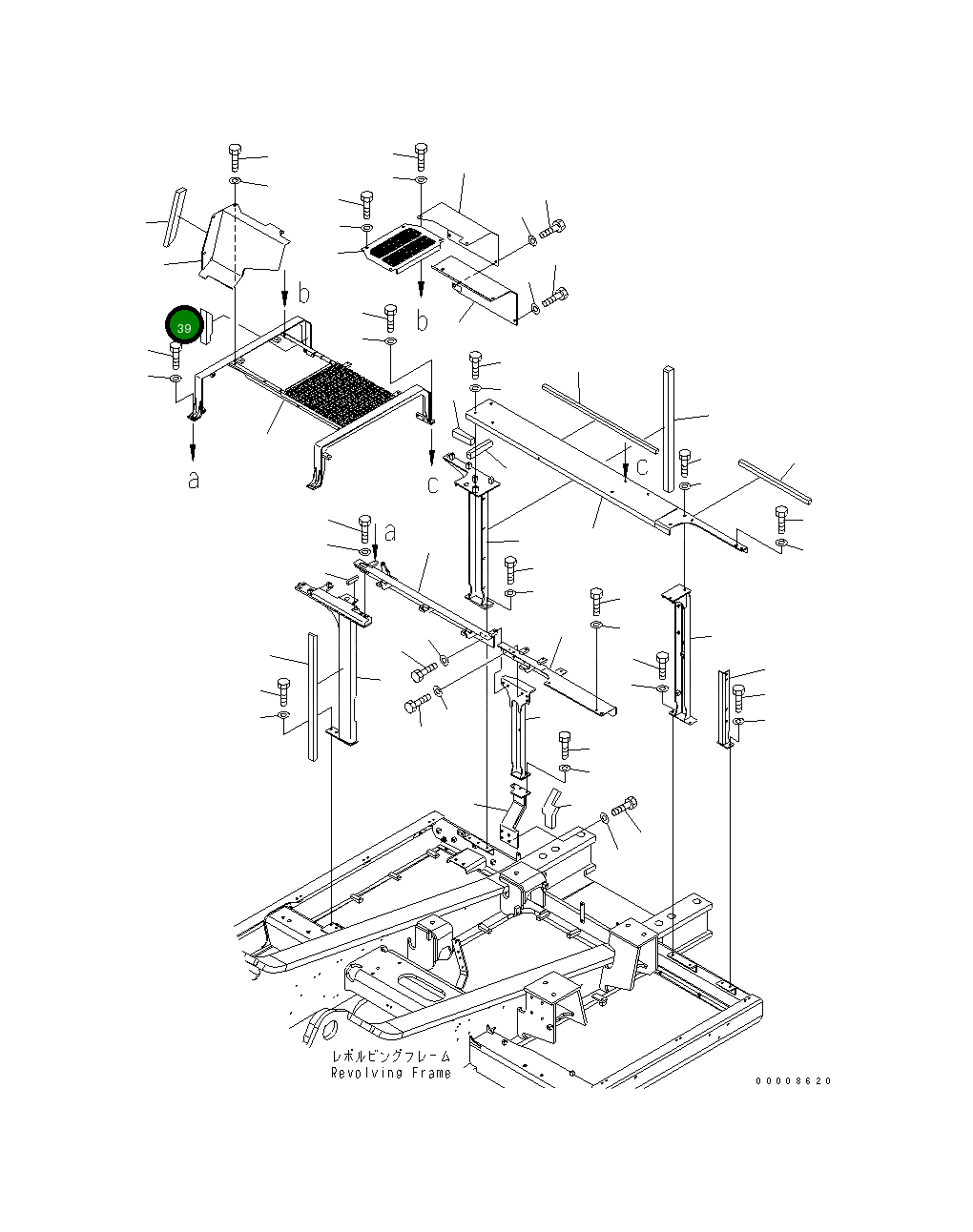 Лист 21M-54-17960 Komatsu