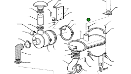 Опора фильтра 312207086 Komatsu
