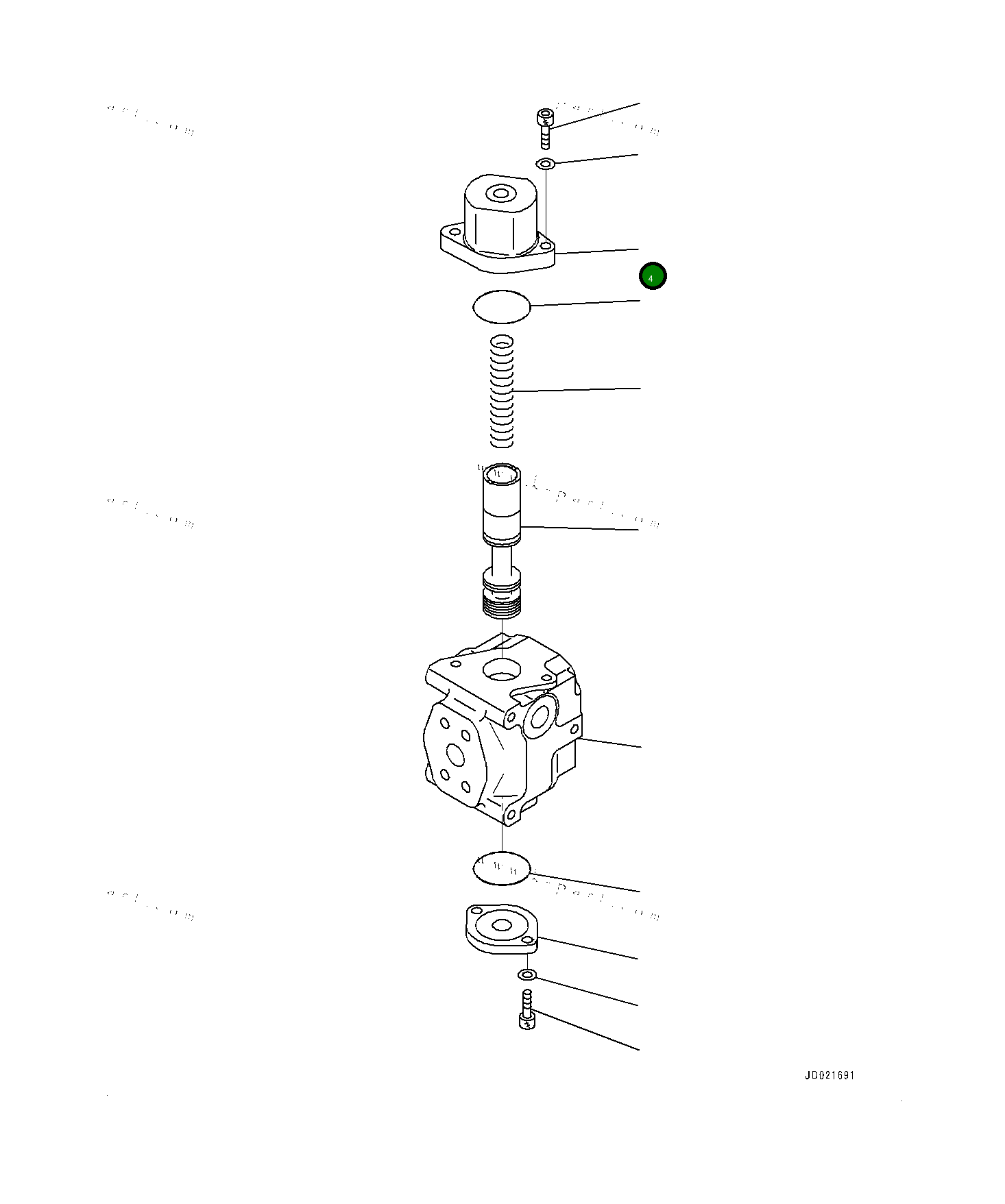 Корпус 7022111940 Komatsu