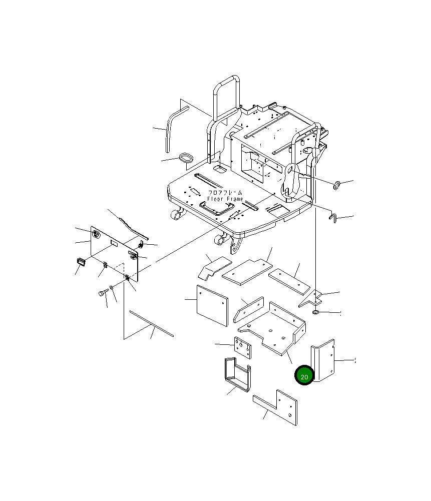 Лист 22J-54-26282 Komatsu