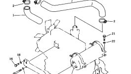 Шланг 21U-01-11180 Komatsu