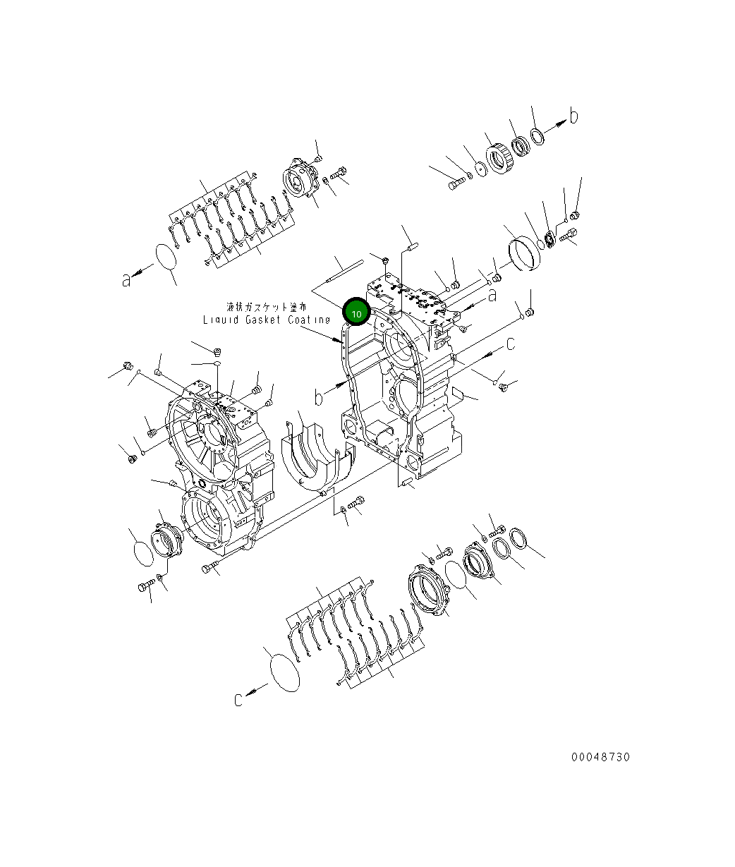 Корпус 56D-15-21221 Komatsu