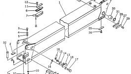 Палец 23S-70-13540 Komatsu