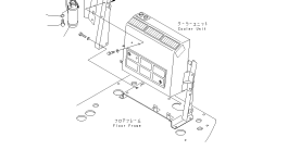 Кронштейн 21J-54-13360 Komatsu