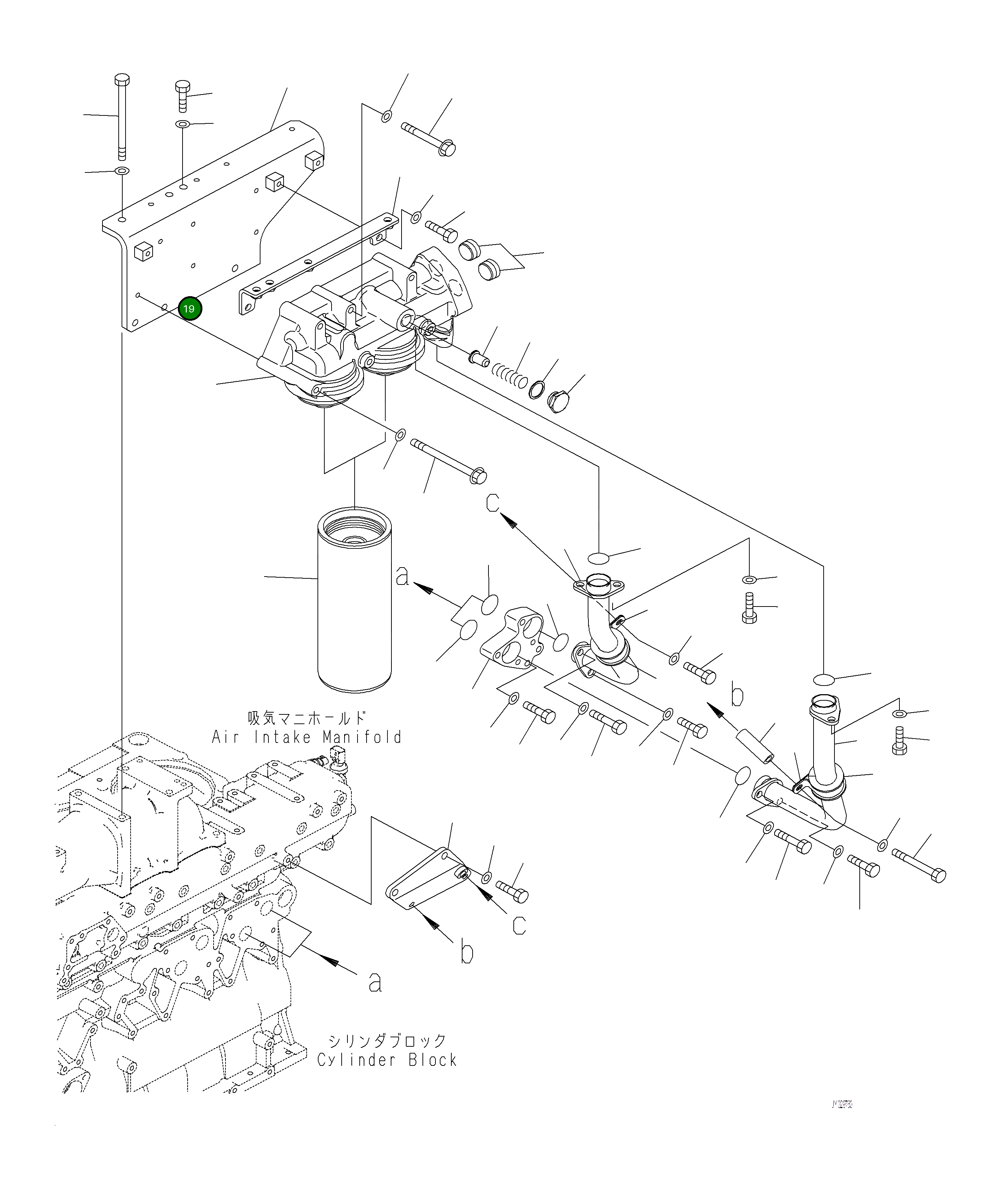 Кронштейн 6263-51-5650 Komatsu