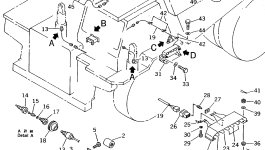 Кронштейн 569-54-67960 Komatsu