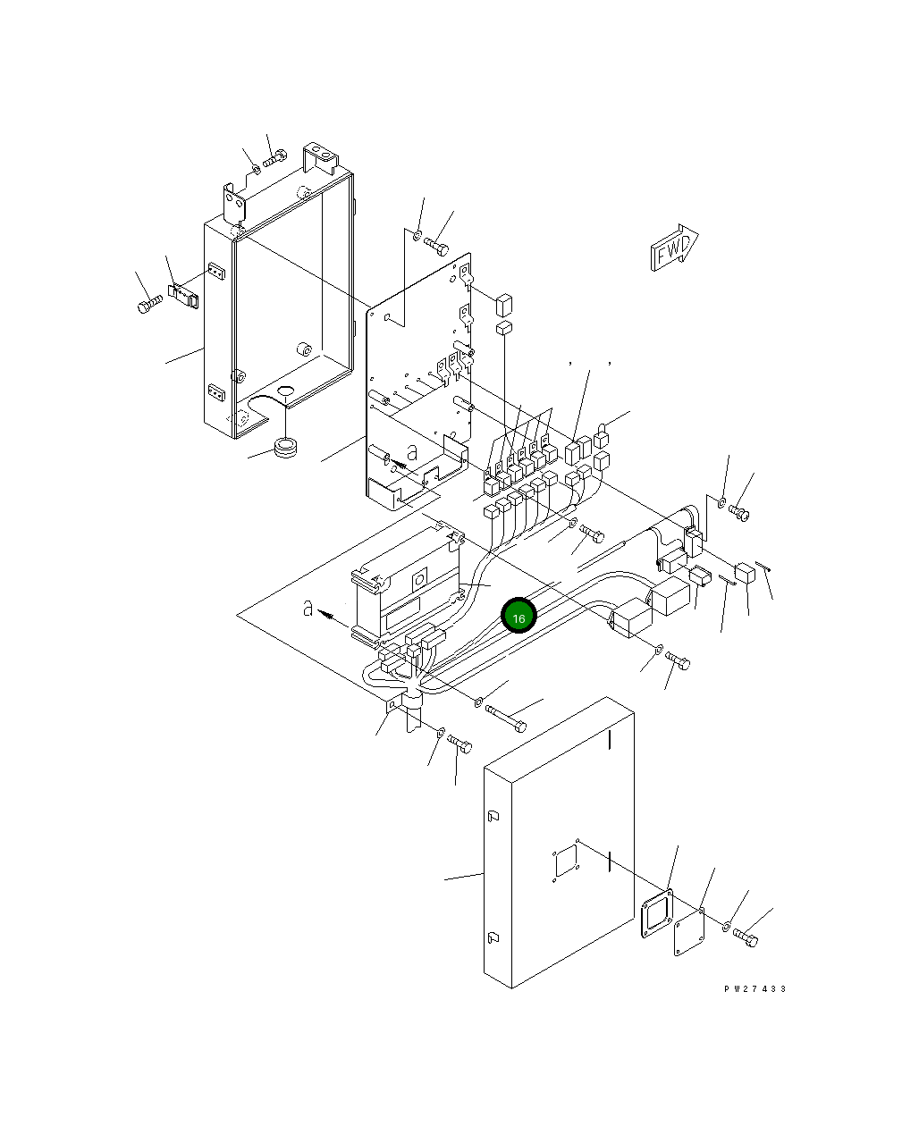 Контроллер 7838-12-8004 Komatsu