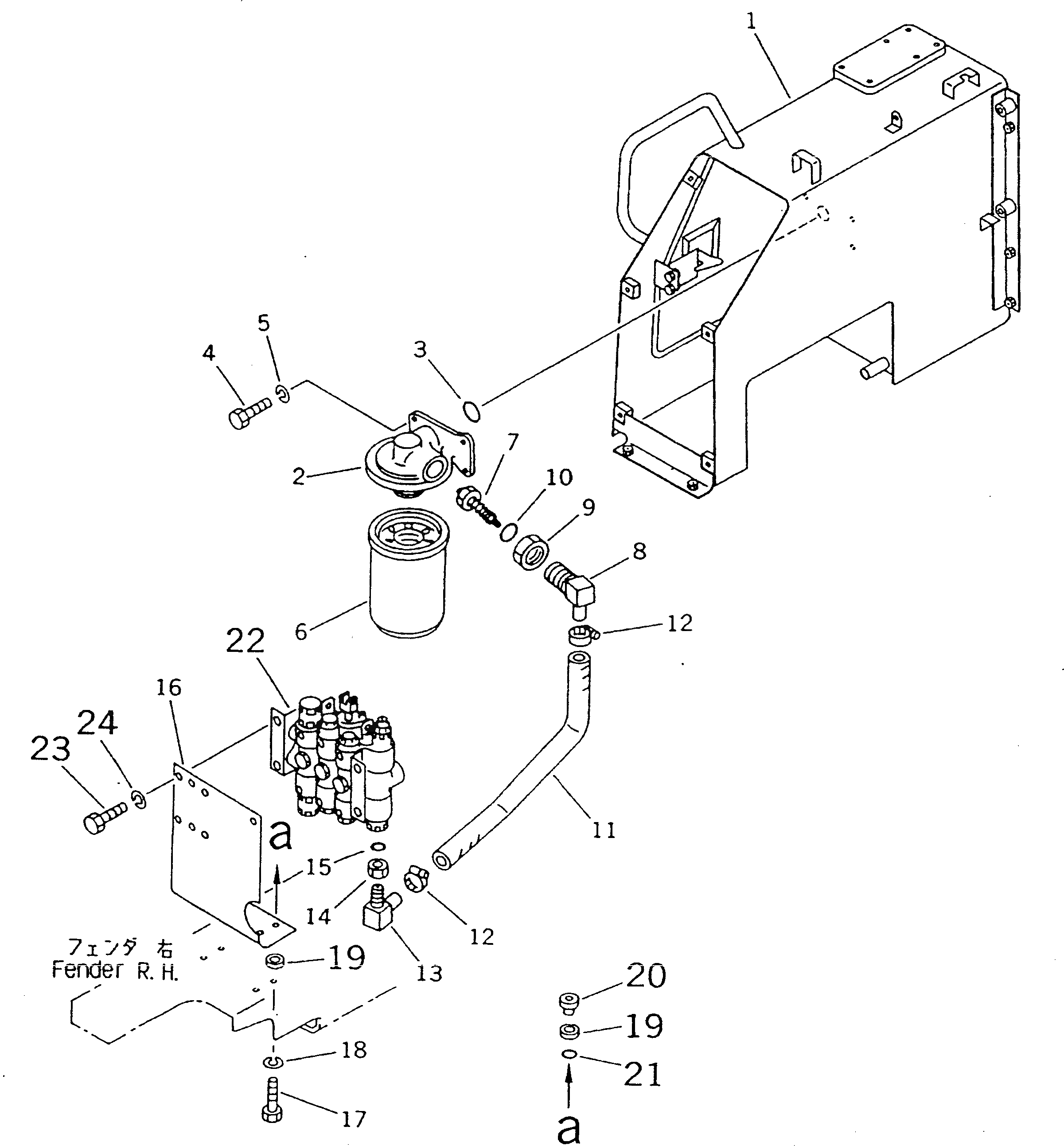 Втулка 104-60-32140 Komatsu