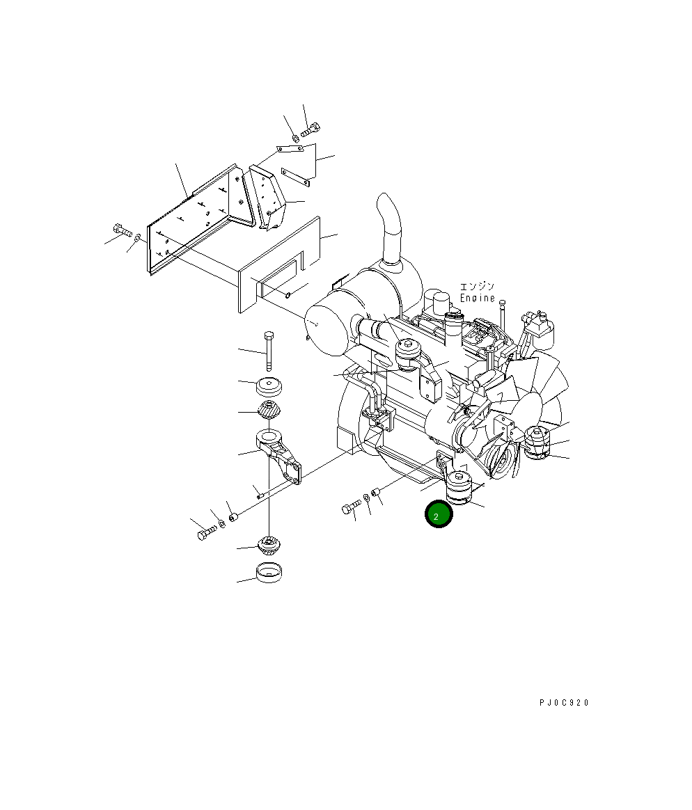 Кронштейн 21W-01-38150SG Komatsu
