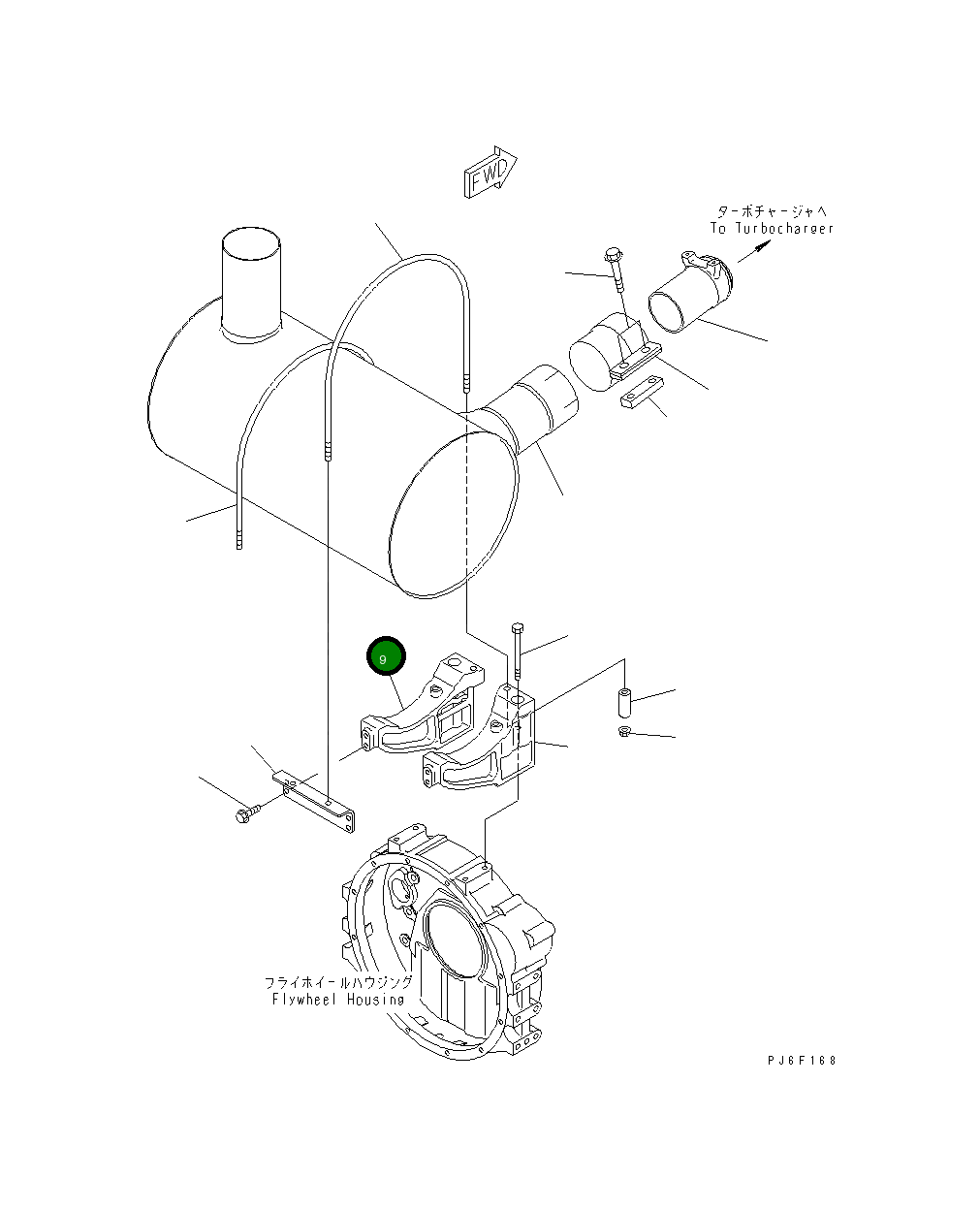 Кронштейн 673-81-15320 Komatsu