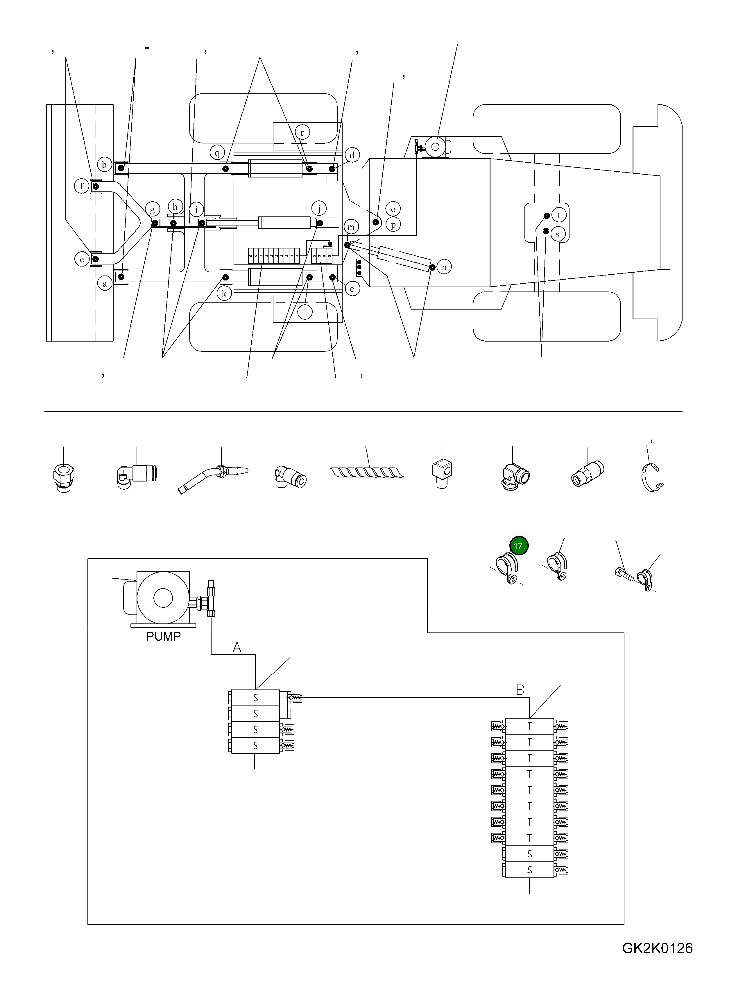 Клипса 42T-09-H3780 Komatsu