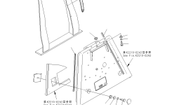 Кронштейн 14X-06-32590 Komatsu