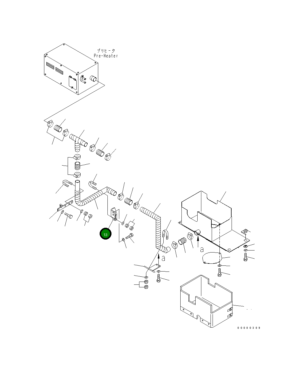 Кронштейн 207-977-6190 Komatsu