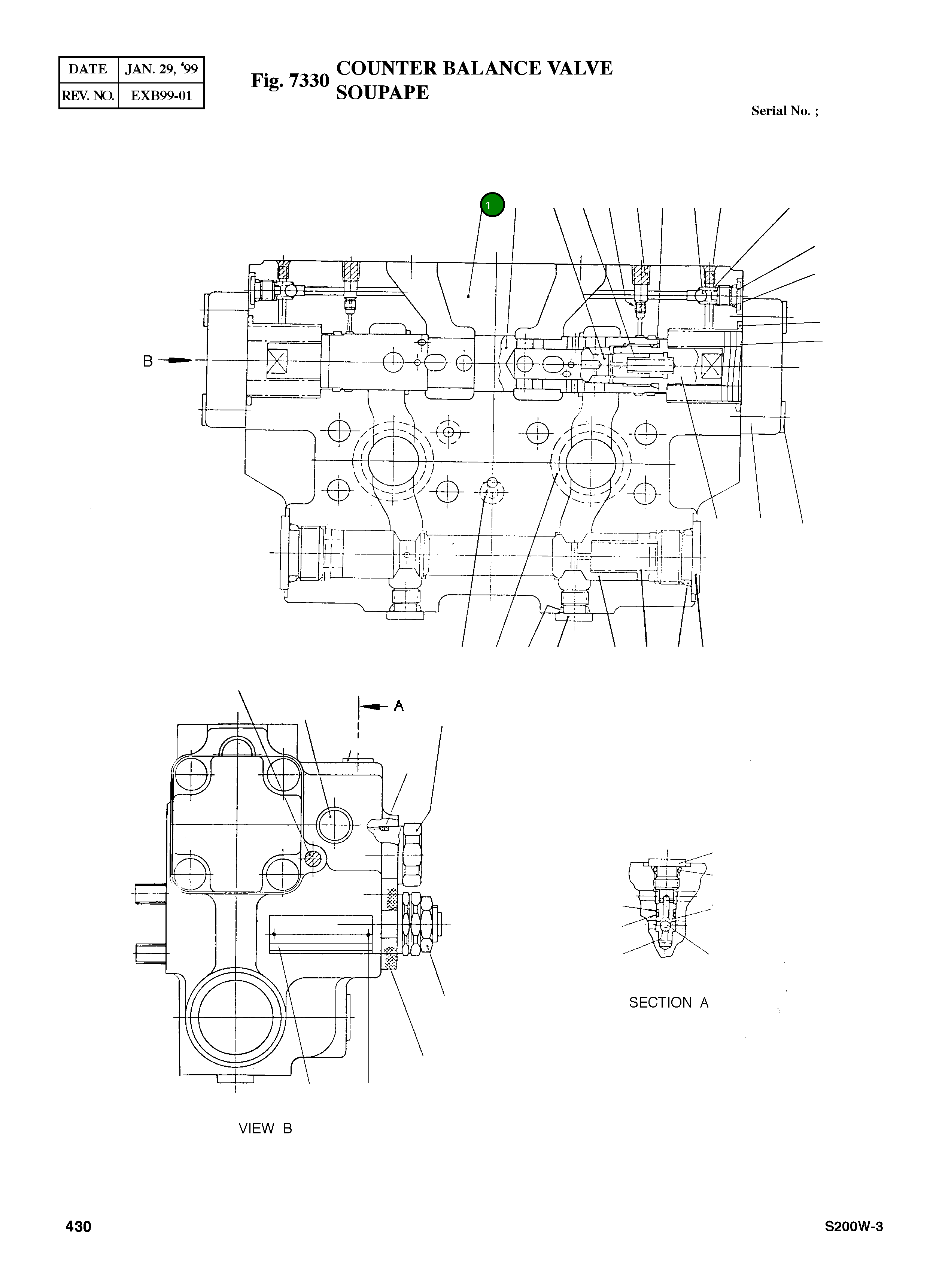Корпус 1100301235 Komatsu