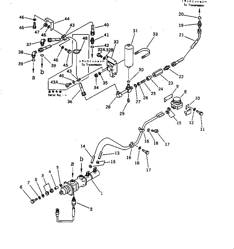 Шланг 419-43-17561 Komatsu
