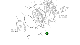 Корпус 26C-19-11110 Komatsu
