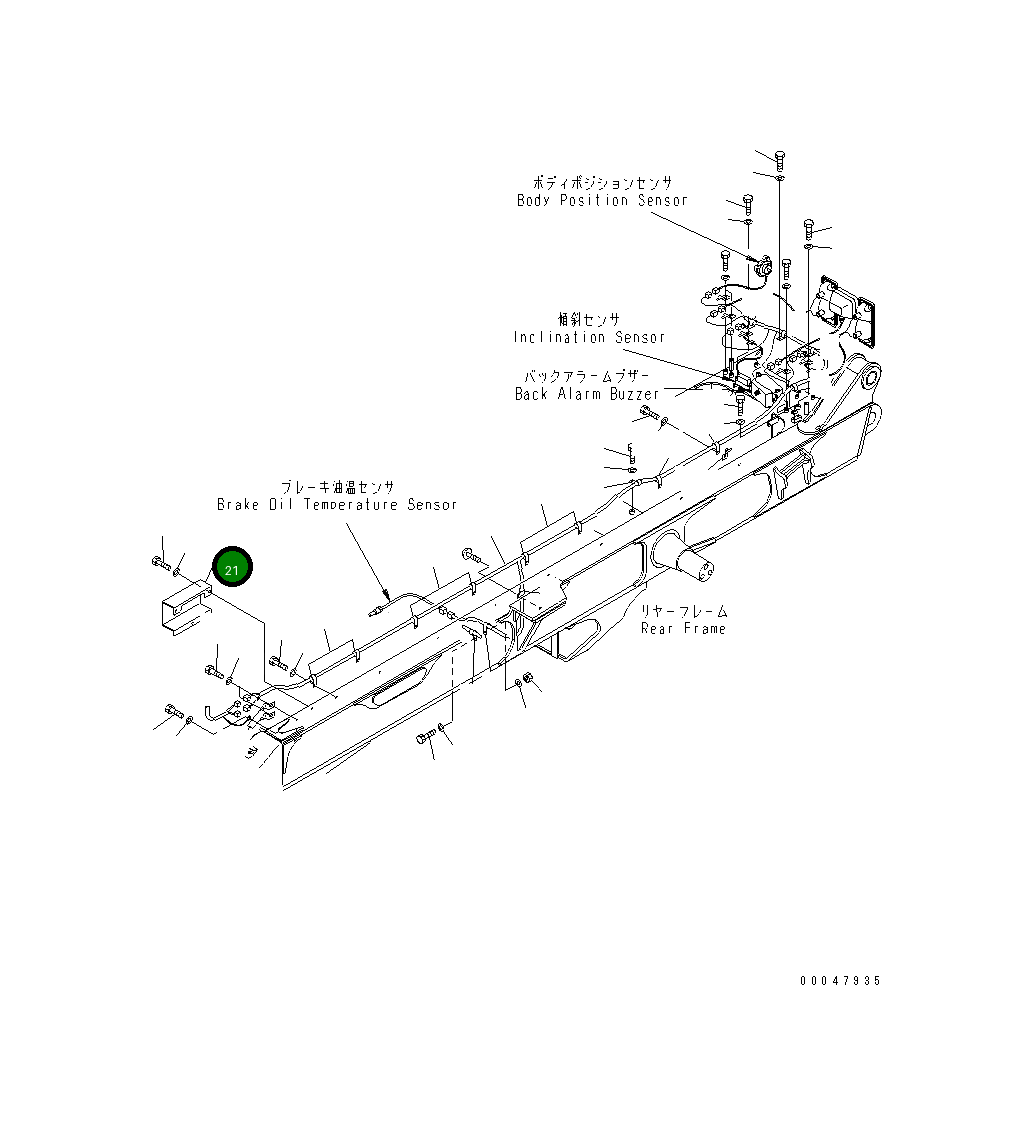 Кронштейн 56B-06-15170 Komatsu