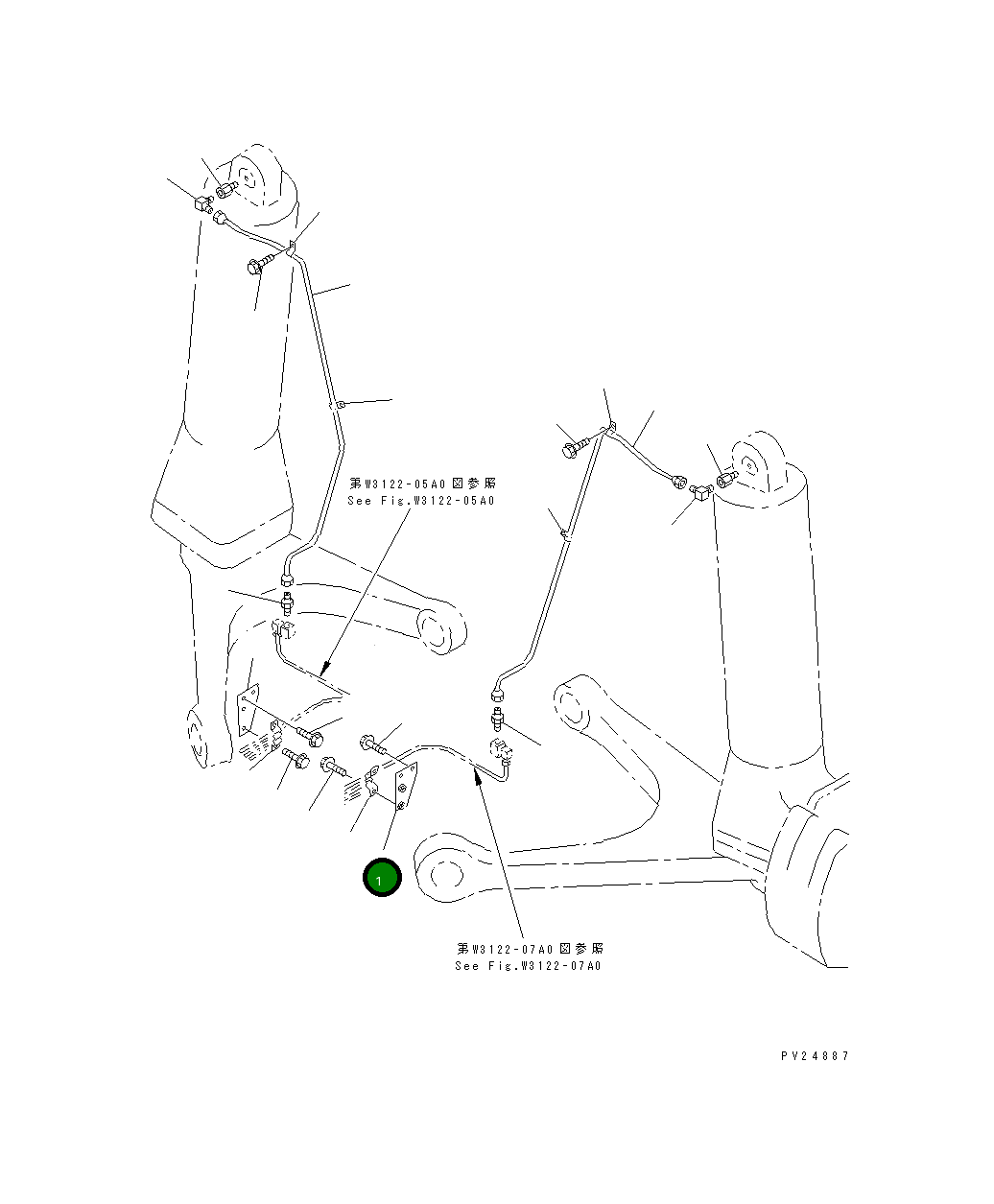 Кронштейн 567-95-71250 Komatsu