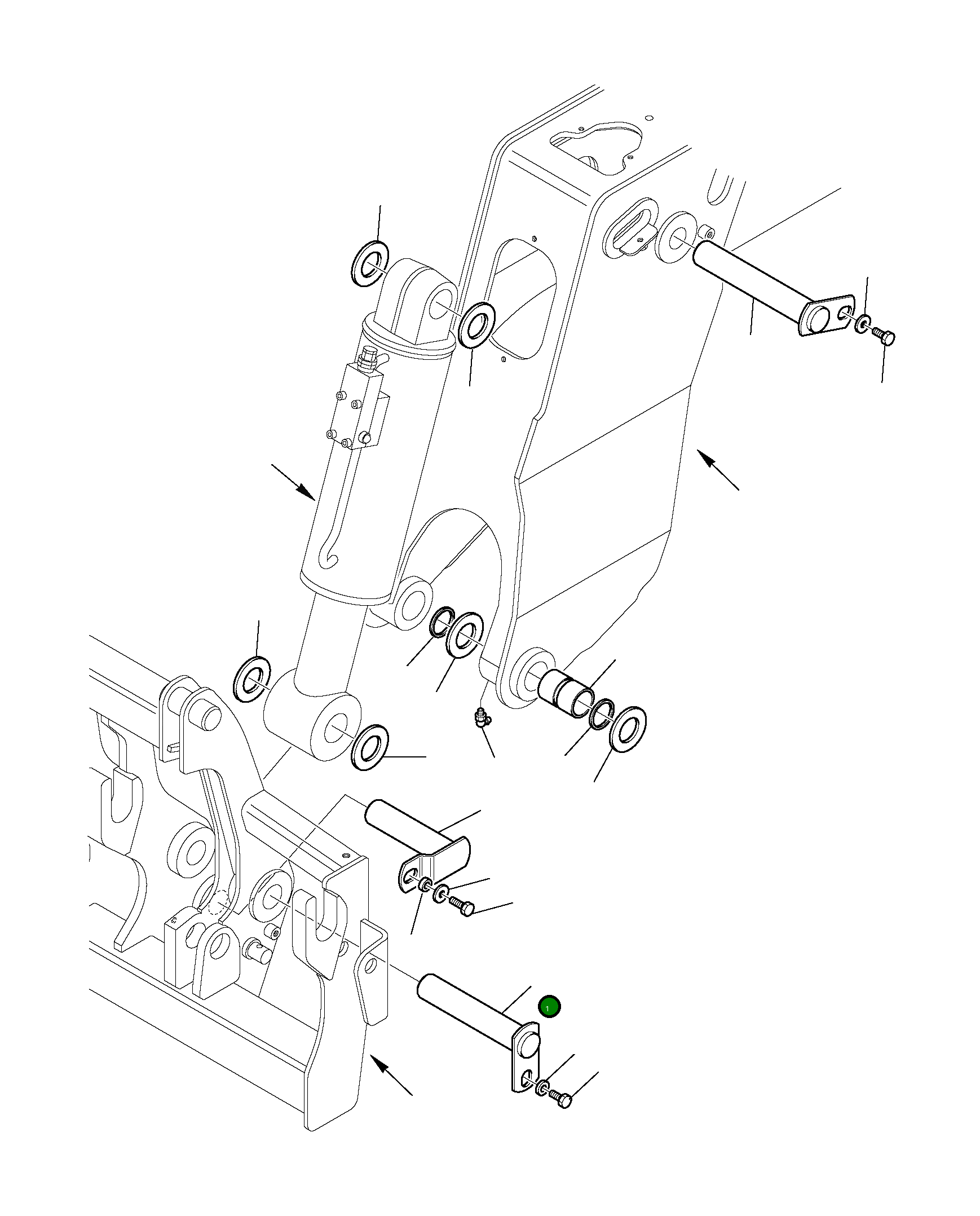 Палец 395-70-13970 Komatsu