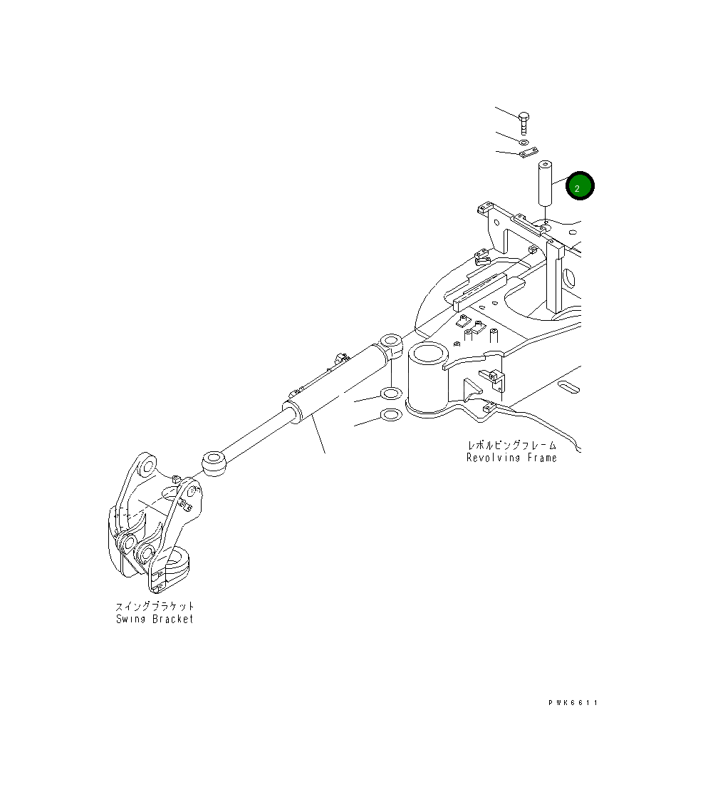 Палец 22F-70-14230 Komatsu